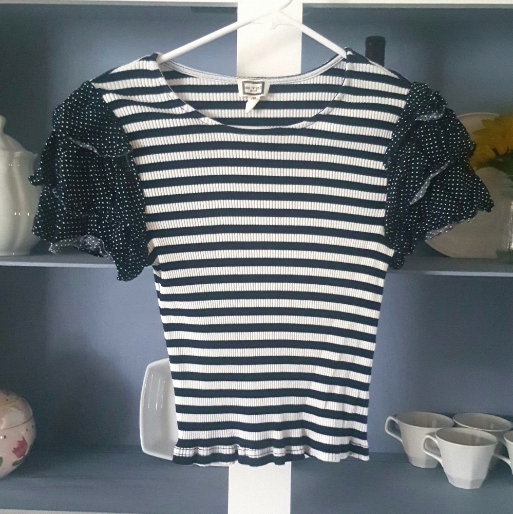 Anthropologie Semi Crop Top MO:VINT